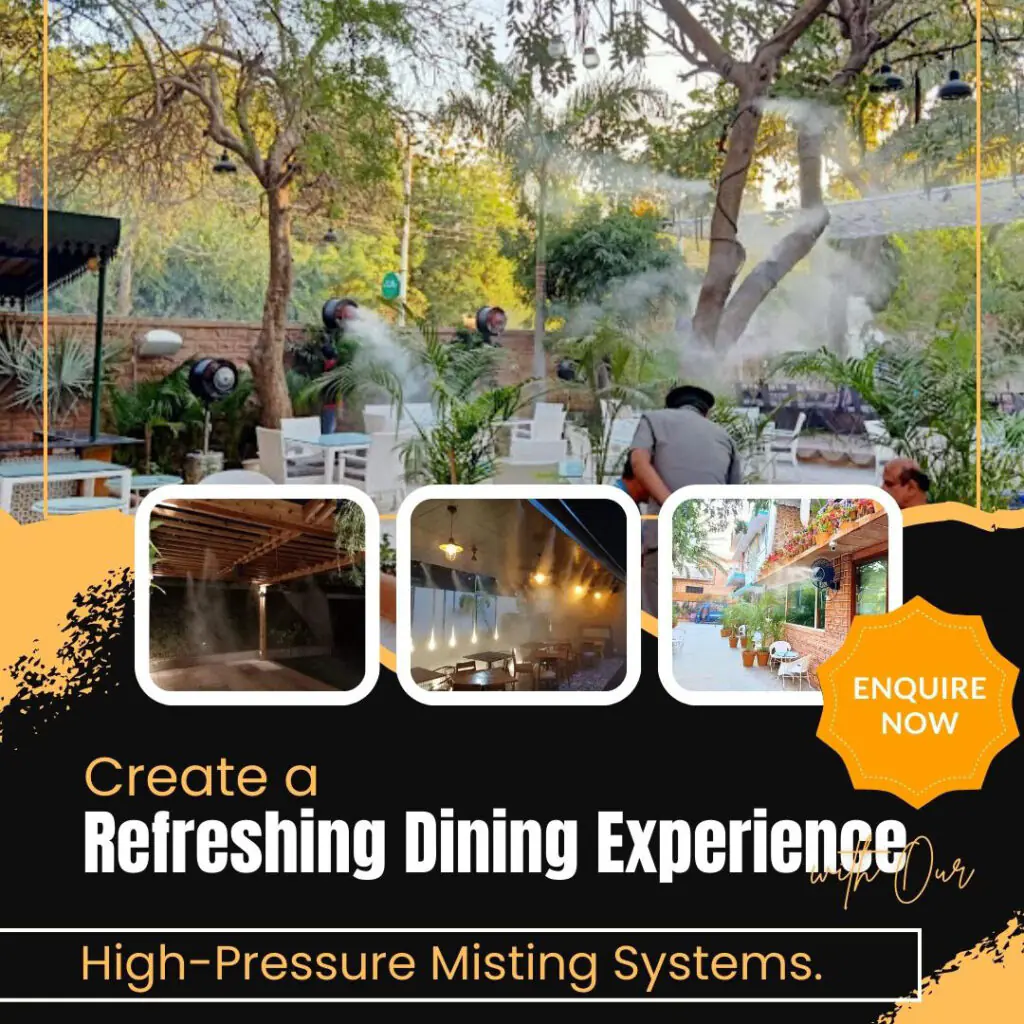high pressure misting system