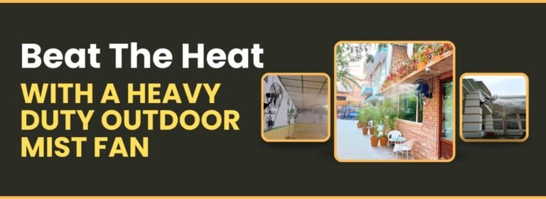 Beat the Heat with a Heavy Duty Outdoor Mist Fan