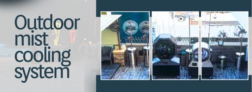 Outdoor mist cooling system