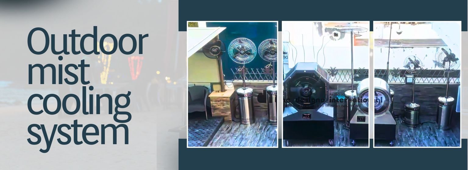 Outdoor mist cooling system