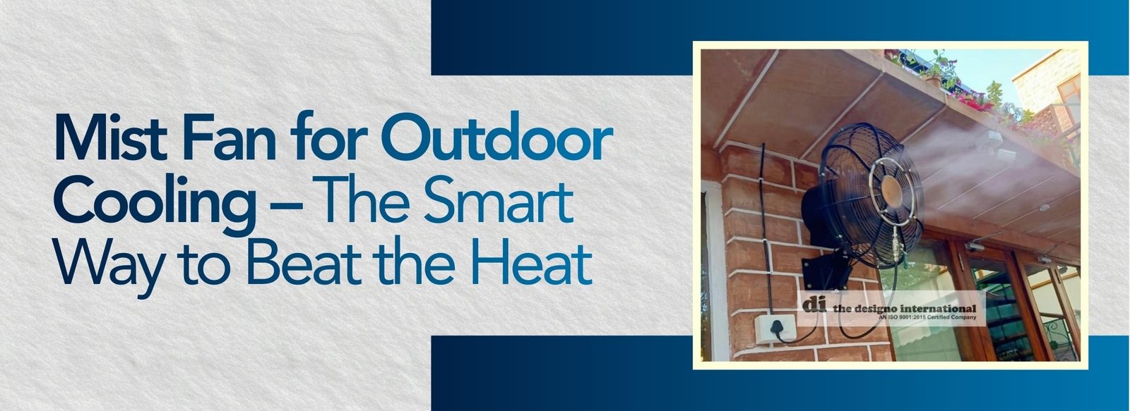 Mist Fan for Outdoor Cooling – The Smart Way to Beat the Heat